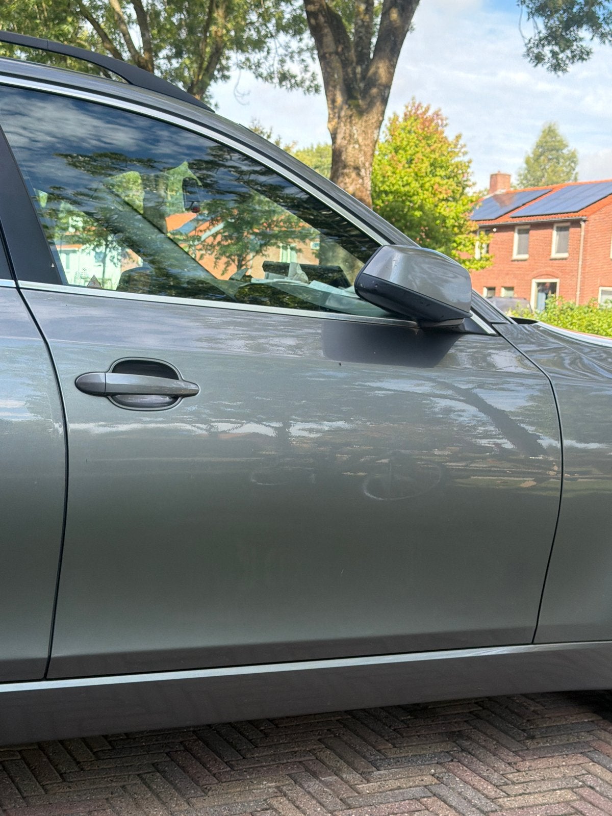 Portieren voorschermen spacegrau metallic bmw  BMW E61 ex sp, Ophalen, Gebruikt, Deur, Rechts
