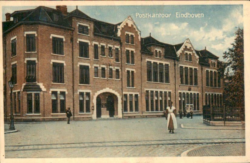 Einfhoven - Postkantoor, Ophalen of Verzenden, Voor 1920, Gelopen, Noord-Brabant