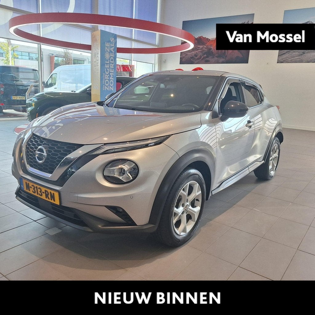 Nissan Juke 1.0 DIG-T N-Connecta | Achteruitrijcamera | Crui, Auto's, Nissan, Voorwielaandrijving, 12 maanden, Stof, Euro 6