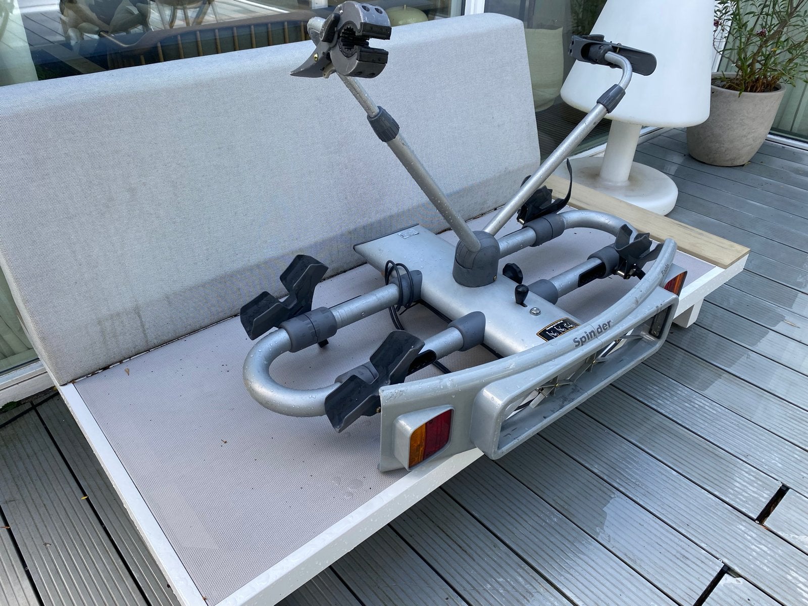 Spinder Eagle RE-2-F Trekhaakdrager voor 2 fietsen, Ophalen, 2 fietsen, Gebruikt, Trekhaakdrager