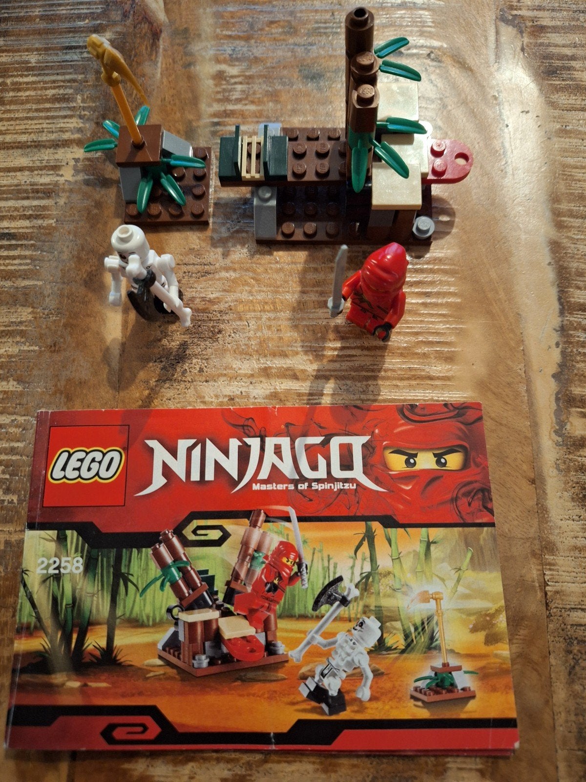 LEGO Ninjago 2258: Ninja Ambush met Kai en skelet, Ophalen of Verzenden, Zo goed als nieuw, Overige merken