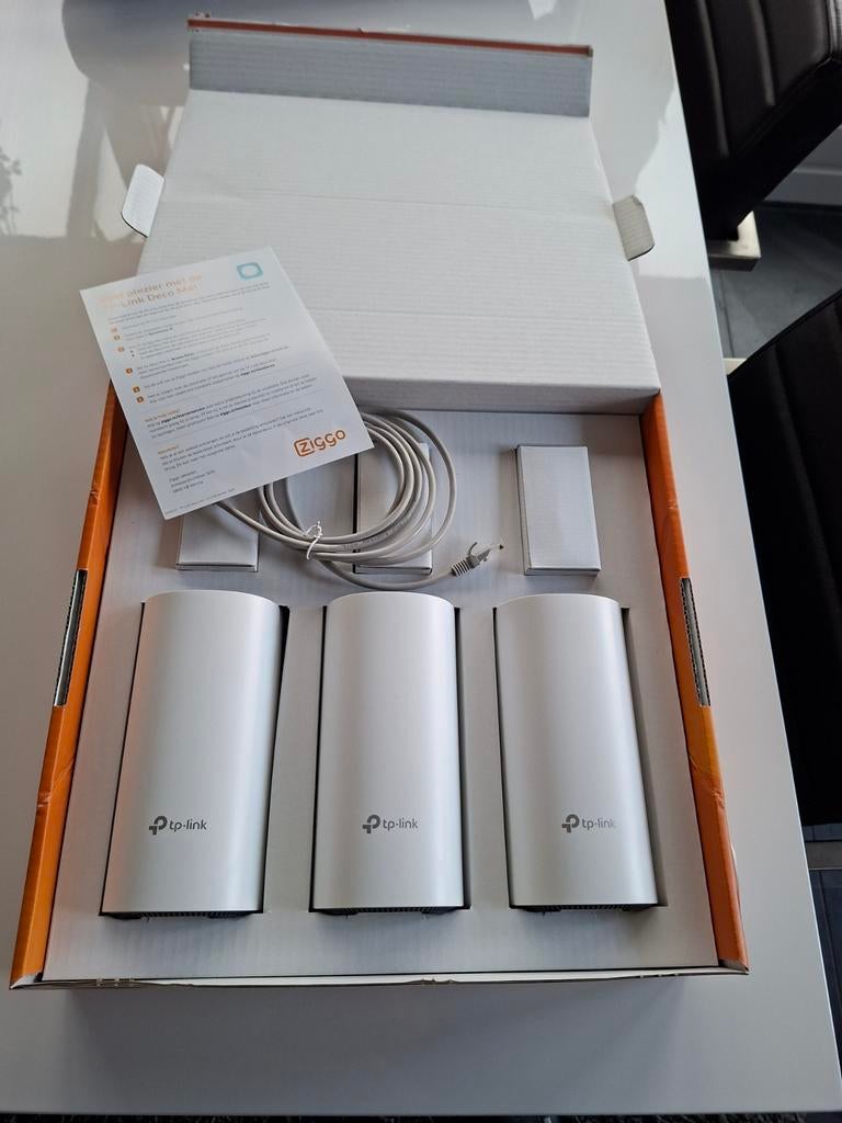 TP-Link Deco E4 (3-pack) Mesh WiFi systeem, Computers en Software, Routers en Modems, Nieuw, Ophalen of Verzenden