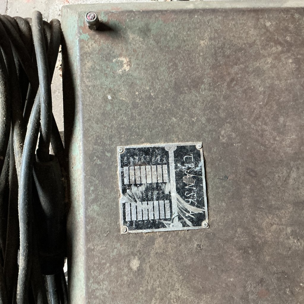 Oud lasapparaat, werkend, onbekend vermogen, Ophalen, Gebruikt, 150 tot 250 ampère, Elektroden