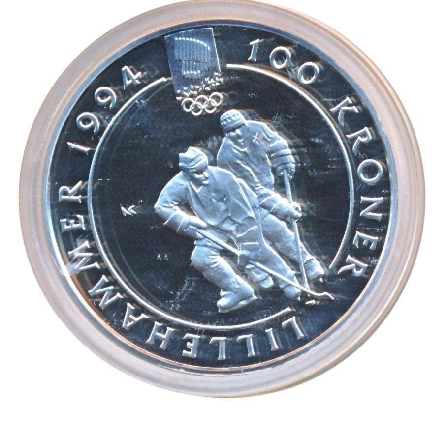 Noorwegen 100 kroner 1992 Olympische Spelen Lillehamer