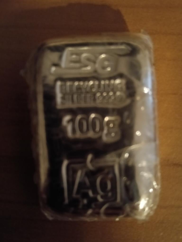100g ESG Recycling Zilverbaar 999.9, Ophalen