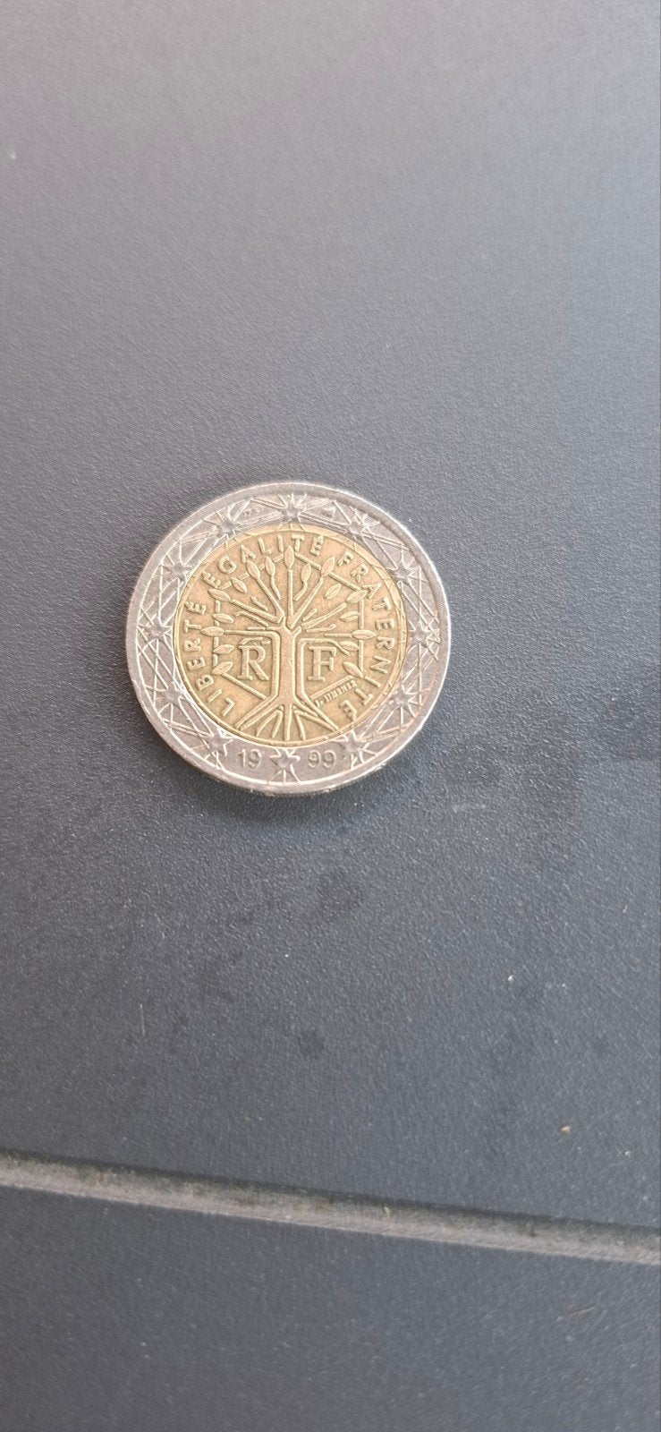Zeldzame Franse 2 euro munt 'Tree of Life', Ophalen of Verzenden, Frankrijk, 2 euro, Losse munt