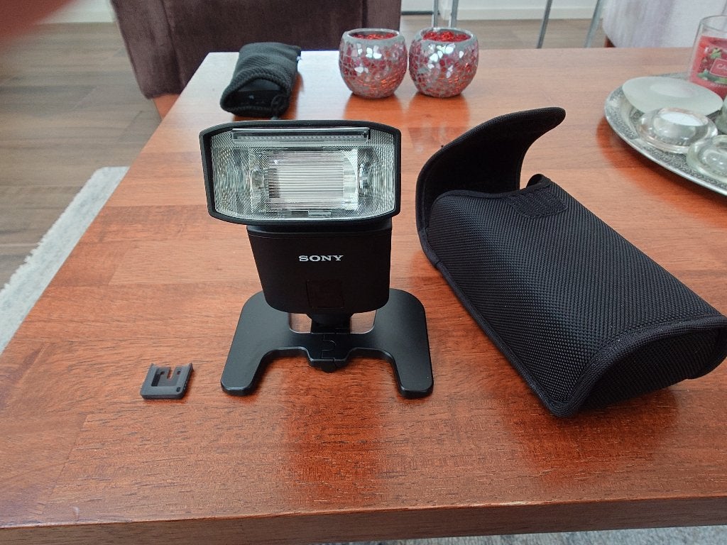 Sony HVL-F32M, Ophalen of Verzenden, Zo goed als nieuw, Overige merken, Kantelbaar