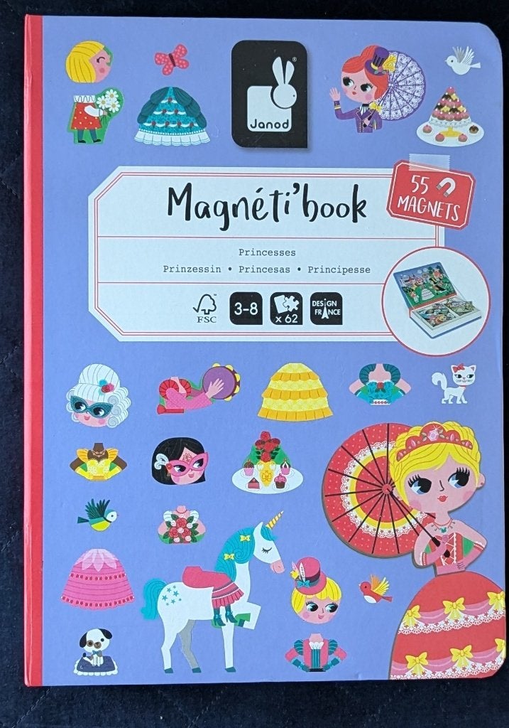 Janod prinsessen magneetboek, Ophalen of Verzenden, Zo goed als nieuw, Puzzelen