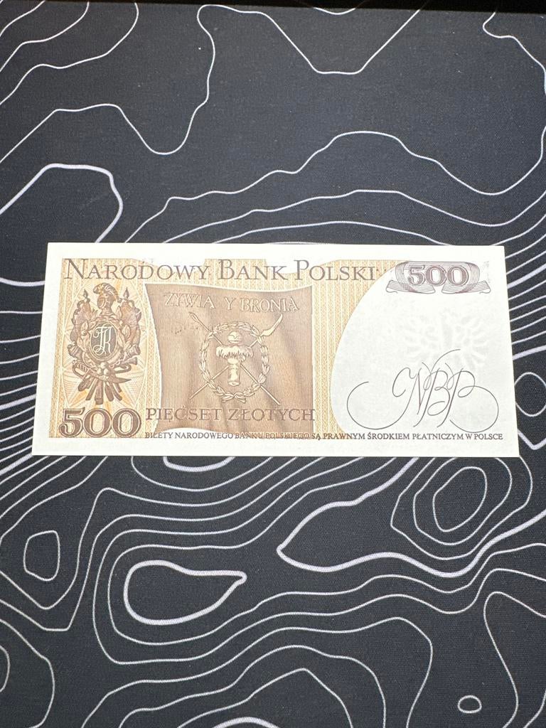 Polen 500 Złotych 1982, Postzegels en Munten, Bankbiljetten | Europa | Eurobiljetten, Ophalen of Verzenden, Overige landen, 100 euro