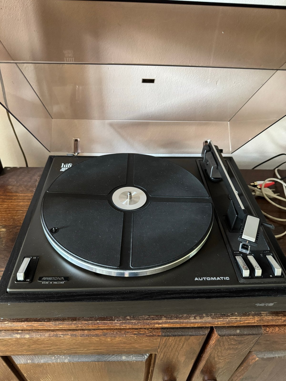 Aristona Platenspeler - Naald defect, Overige merken, Automatisch, Ophalen of Verzenden, Platenspeler