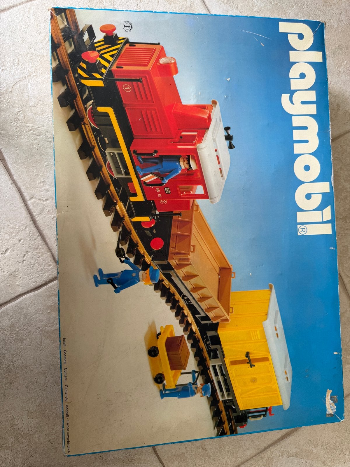 Playmobil Treinset met Locomotief, Wagons en Rails, Overige merken, Gelijkstroom, Ophalen of Verzenden, Analoog