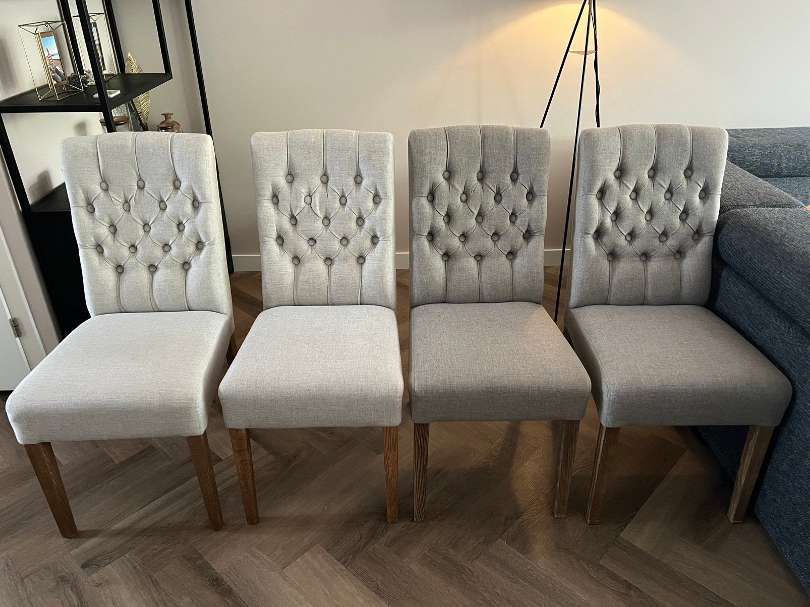 4 eetkamerstoelen, Huis en Inrichting, Ophalen, Zo goed als nieuw, Overige kleuren, Vijf, Zes of meer stoelen