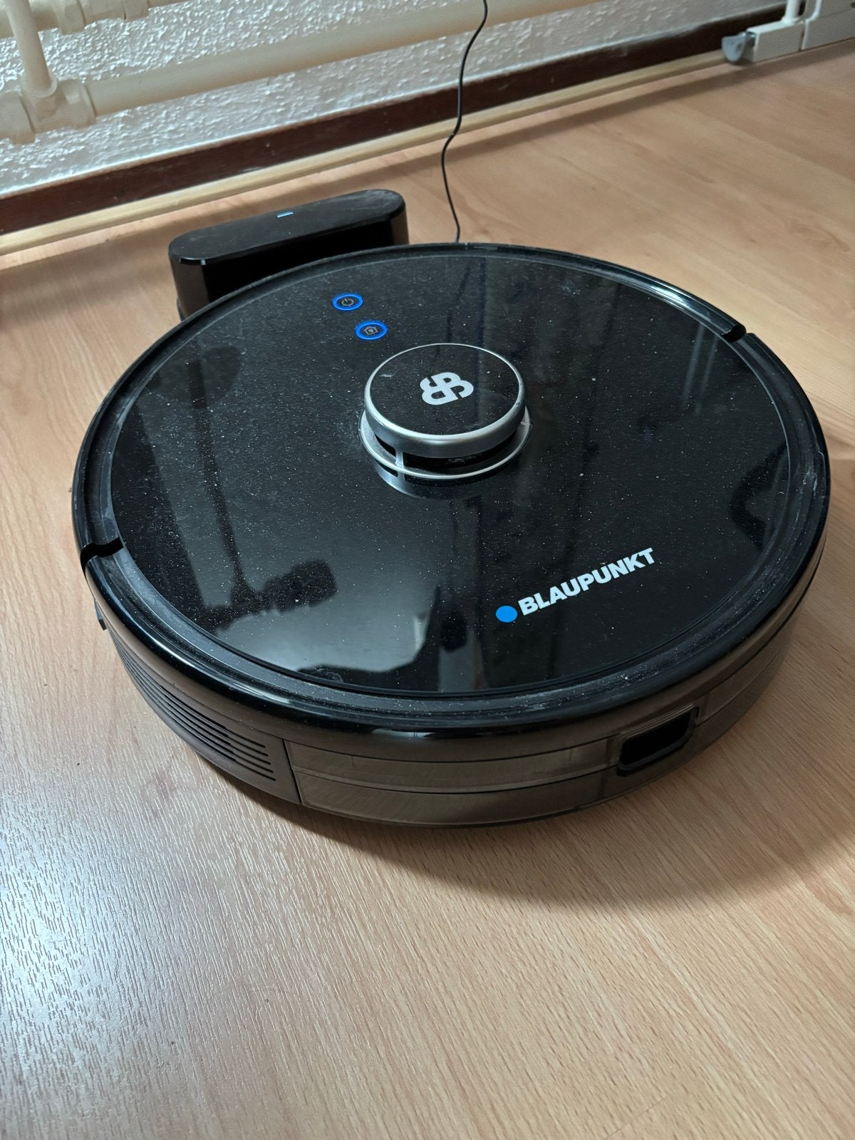 Blaupunkt Robotstofzuiger - Zwart - Goede staat, Witgoed en Apparatuur, Ophalen, Oplaadstation, Zo goed als nieuw, Robotstofzuiger
