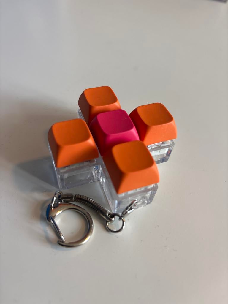 Fidget Toetsenbord Sleutelhanger - Stressverlichting ADHD, Ophalen of Verzenden, Nieuw