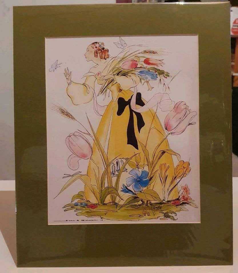 Tulpenmeisje, Ophalen of Verzenden, Voor 1940, Overige onderwerpen