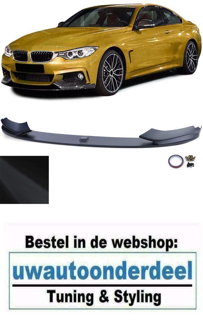 Cup Spoiler Mat Zwart Voor Bmw 4 Serie F32 F33 F36 M Pakket