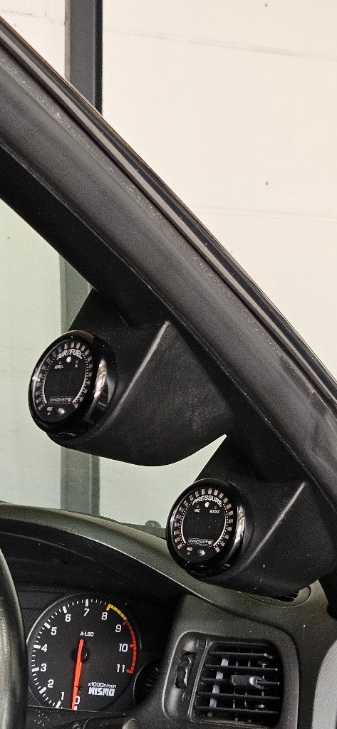 Nissan Skyline R33/R33GTR gauge pillar (a-stijl meterhouder), Ophalen of Verzenden, Gebruikt, Nissan