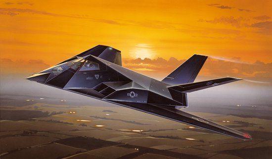 Italeri 189 modelbouwkit 1:72 F-117A Nighthawk, 1:72 tot 1:144, Italeri, Nieuw, Ophalen of Verzenden