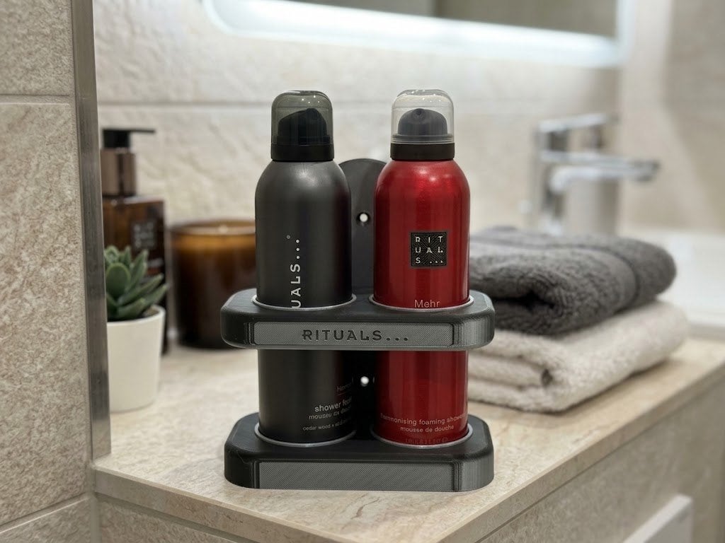 Luxe geschenkhouder / display Rituals foaming shower gel, Verzenden, Nieuw, Bad & Douche