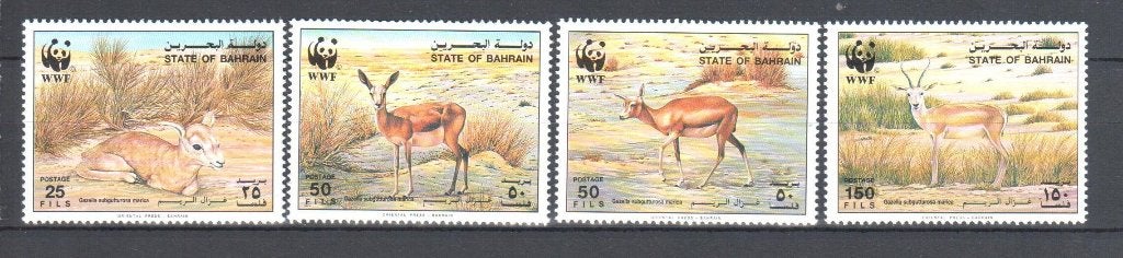 WWF set postzegels van de Zandgazelle, Ophalen of Verzenden, Postfris, Dier of Natuur