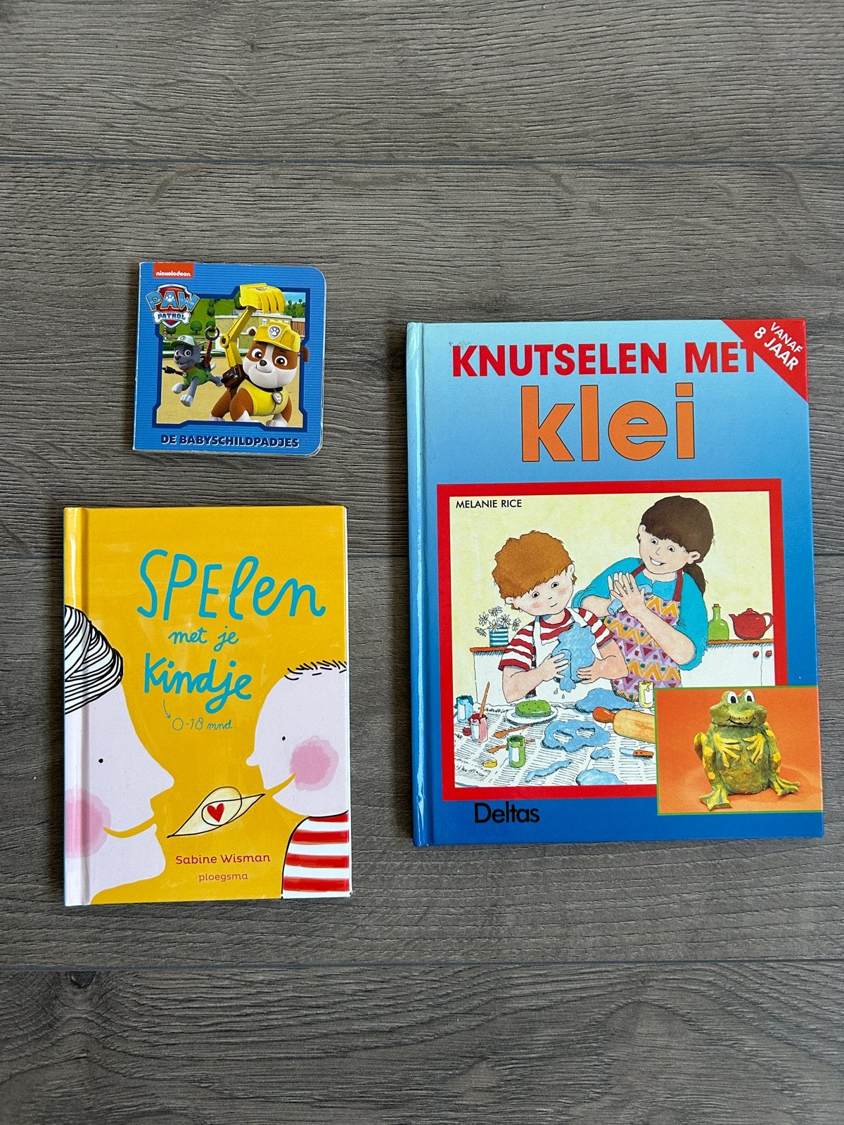 Boekenpakket: Knutselen, Spelen en Paw Patrol, Ophalen, Gelezen, Uitklap-, Voel- of Ontdekboek, 0 tot 6 maanden