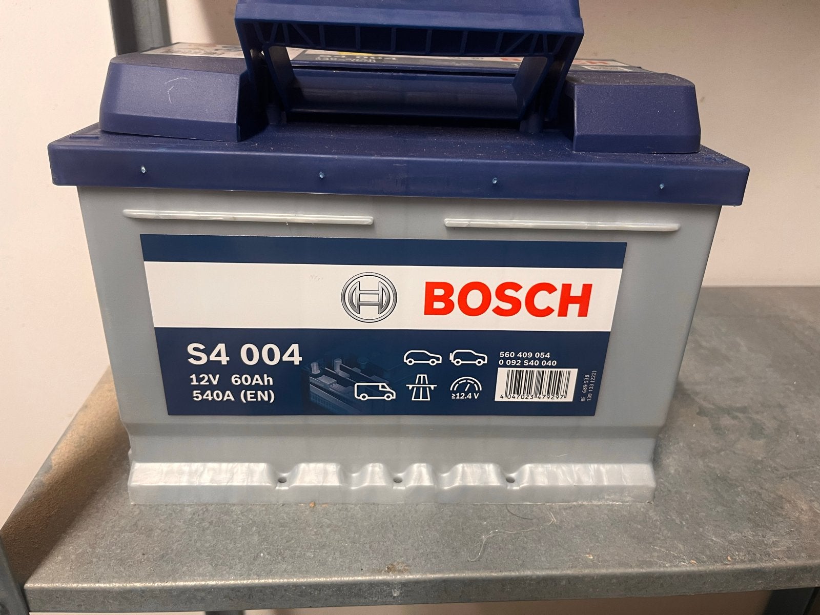 Bosch Accu S4 004 12V 60Ah 540A, Ophalen, Nieuw, Universele onderdelen