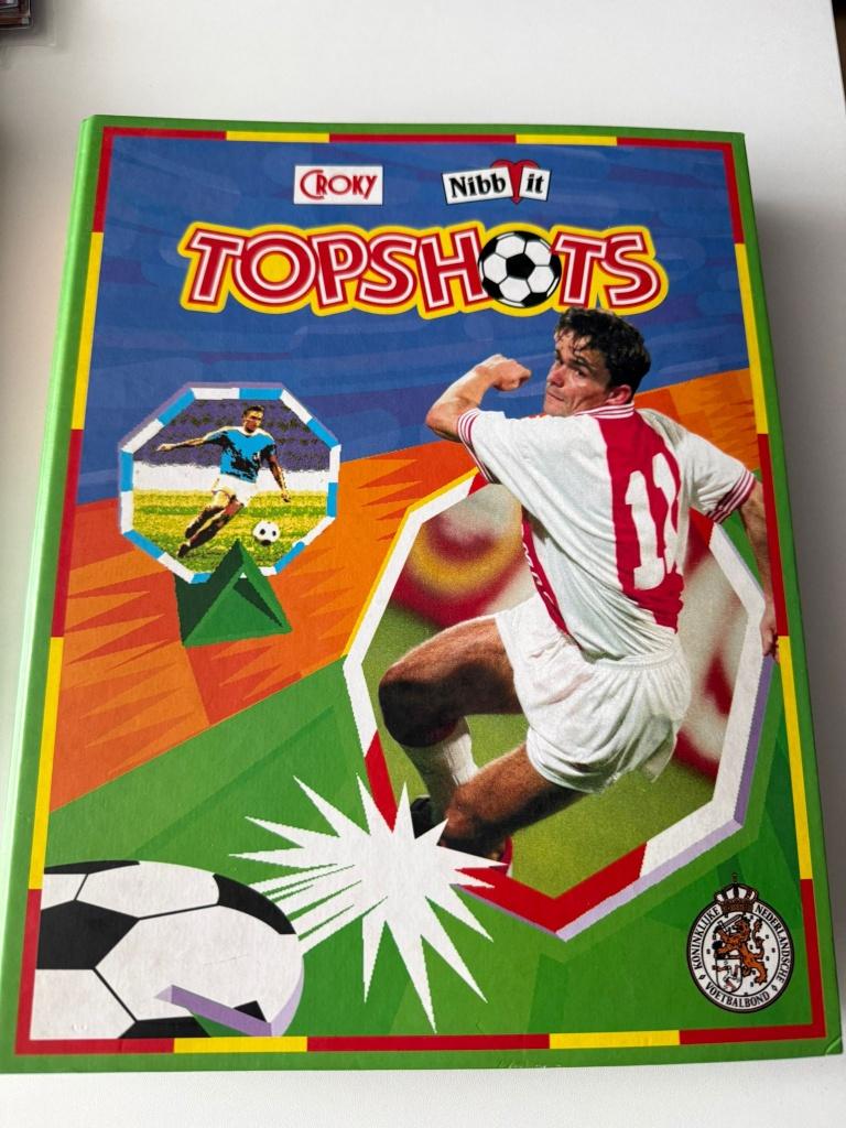 Croky Nibbit Topshots EK '96 verzamelalbum, Ophalen of Verzenden, Zo goed als nieuw, Buitenlandse clubs, Poster, Plaatje of Sticker