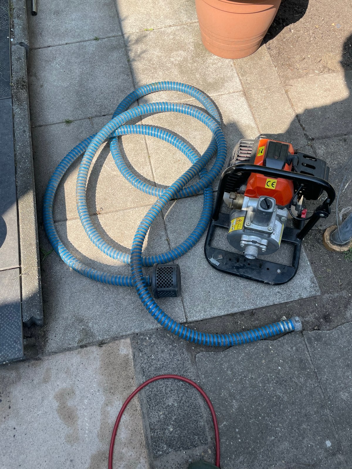 Kibani Benzine Waterpomp QGZ25-30T - 6.000 ltr/u, Tuin en Terras, Waterpompen, Ophalen, Gebruikt, Beregeningspomp