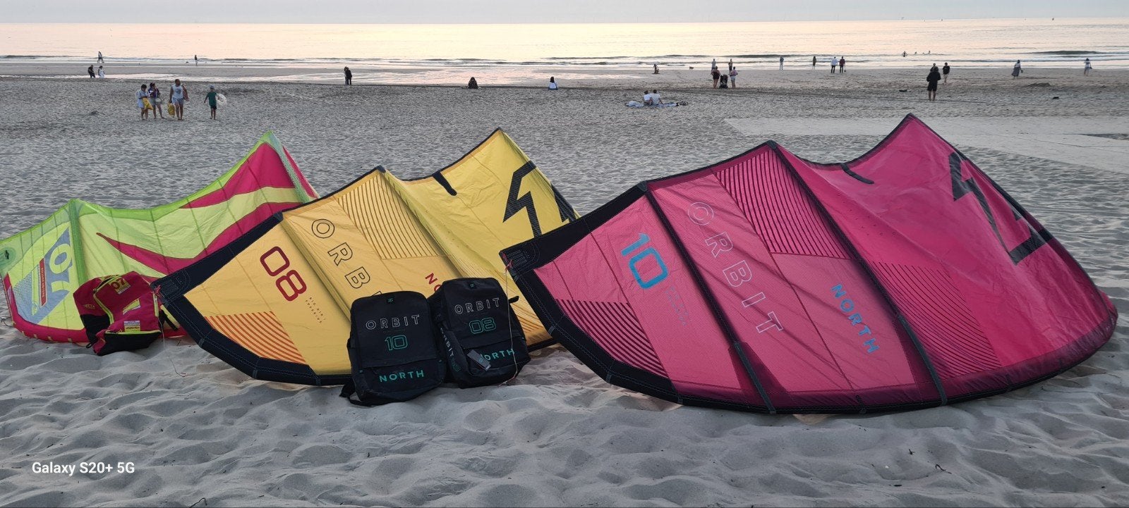 North Orbit 2023 8m (new) & 10m! F-One Bandit 7m 2018 (new)!, Gebruikt, 8 m², Geen board, Ophalen of Verzenden