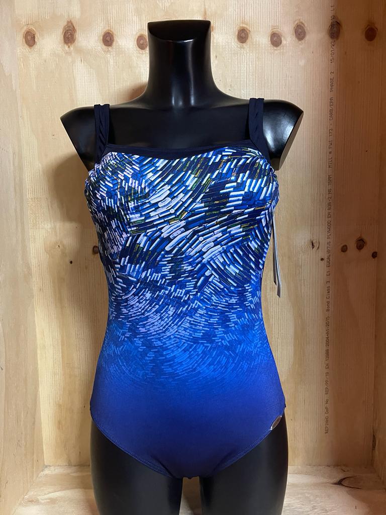 Sunflair badpak  Maat 38e Model 22130 gloorbestendig, Verzenden, Nieuw, Blauw, Badpak