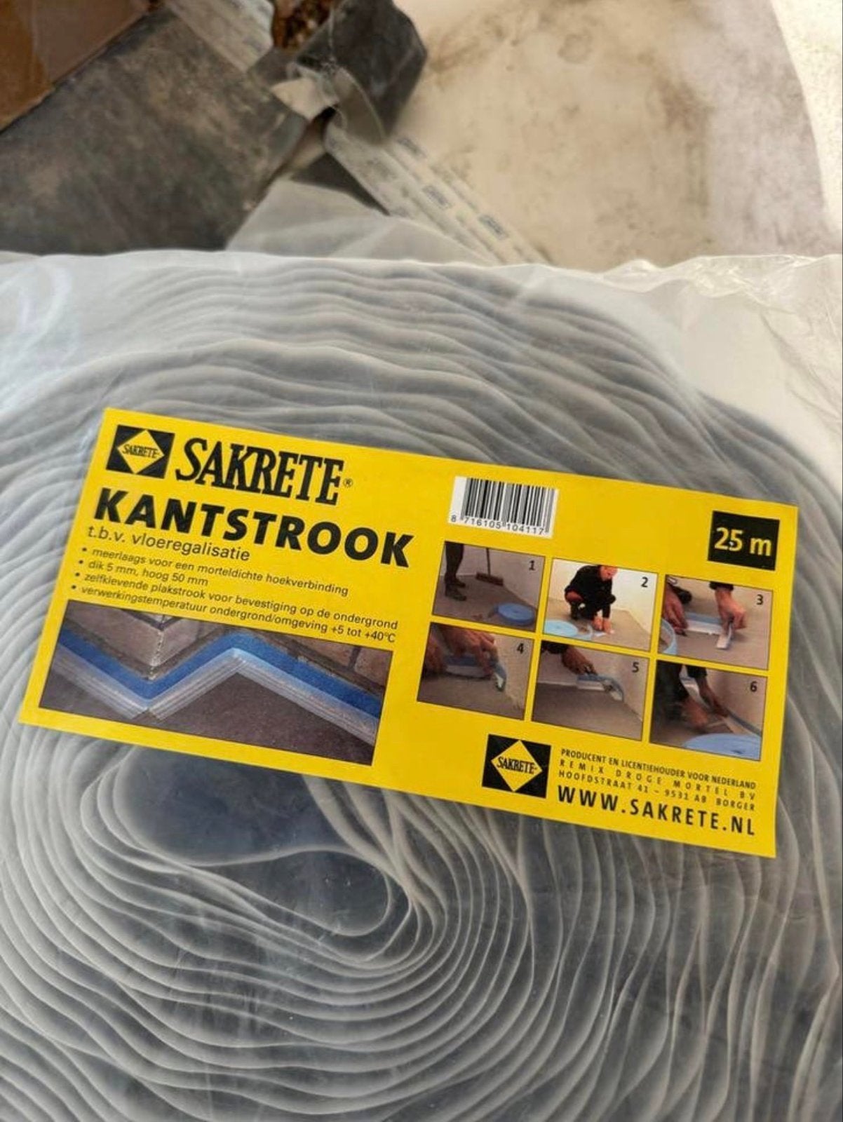 Sakrete kantstrook 2 x, Ophalen, Nieuw