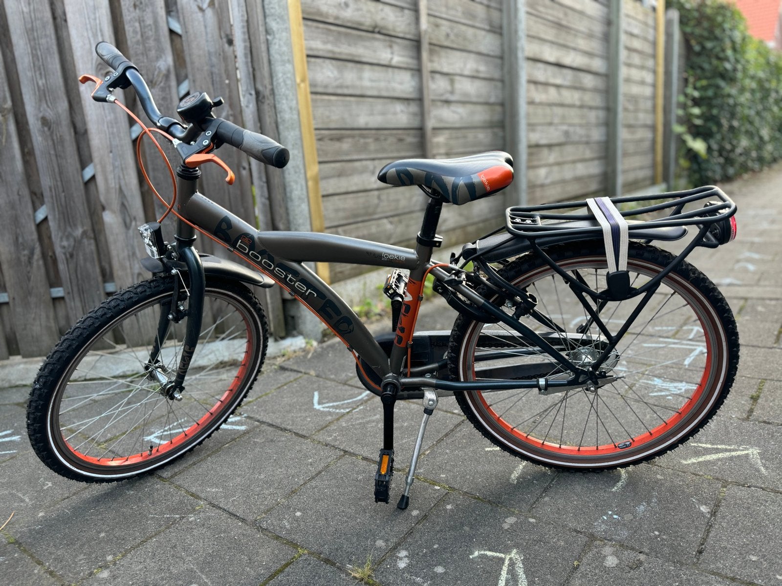 Batavus Loekie Booster 22” jongensfiets –zeer nette staat, Ophalen, Gebruikt, Velgrem, 20 inch of meer