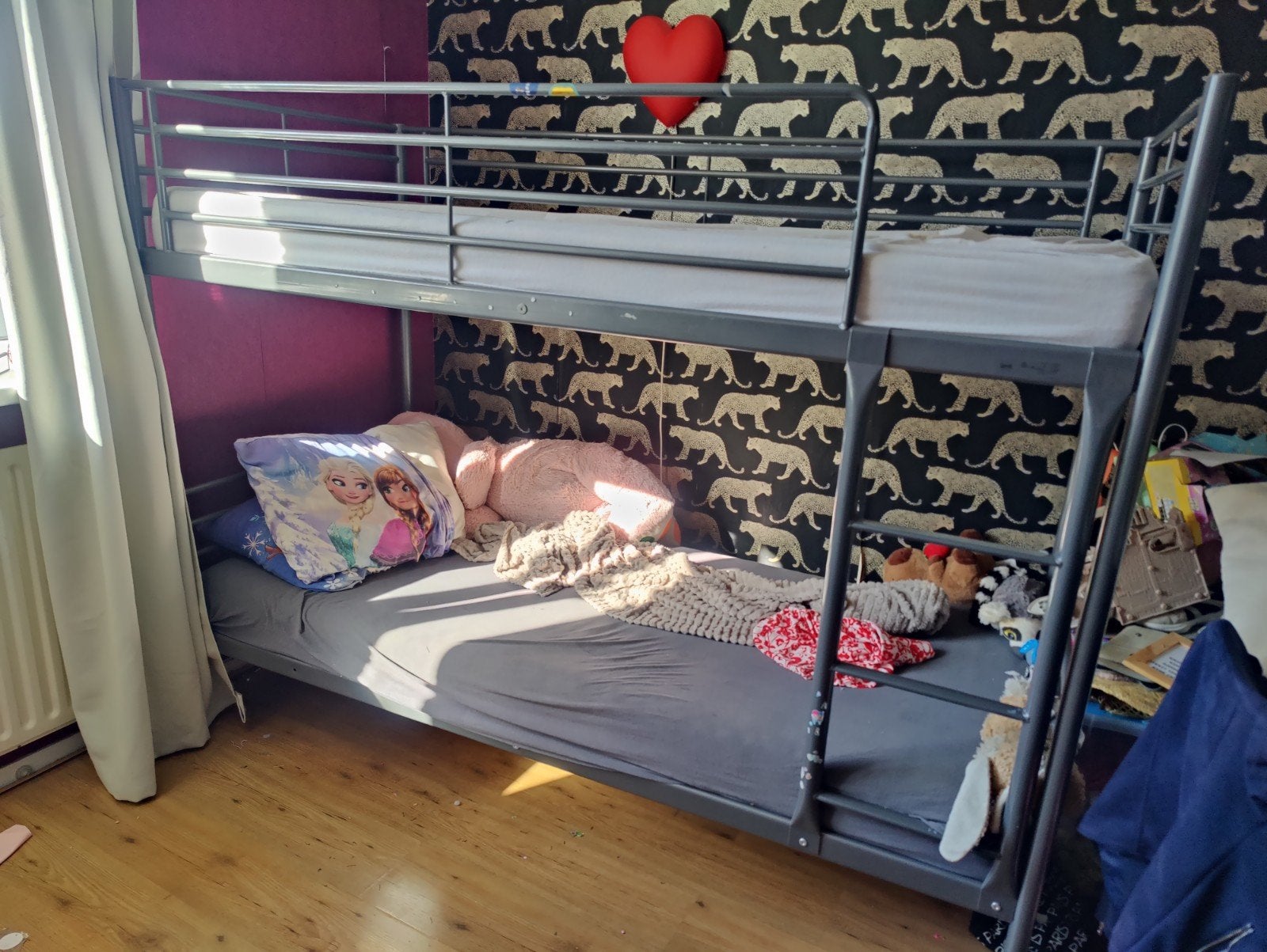 Stapelbed, Huis en Inrichting, Ophalen, Gebruikt, 90 cm, 160 tot 180 cm