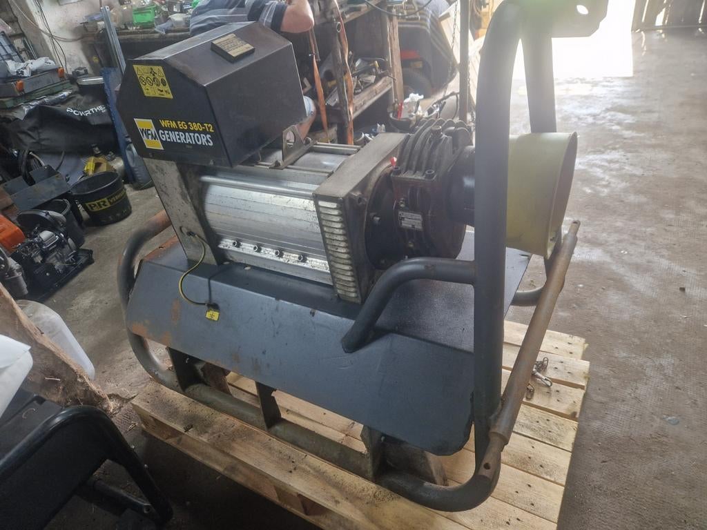 38 kva trekker aggregaat, Ophalen