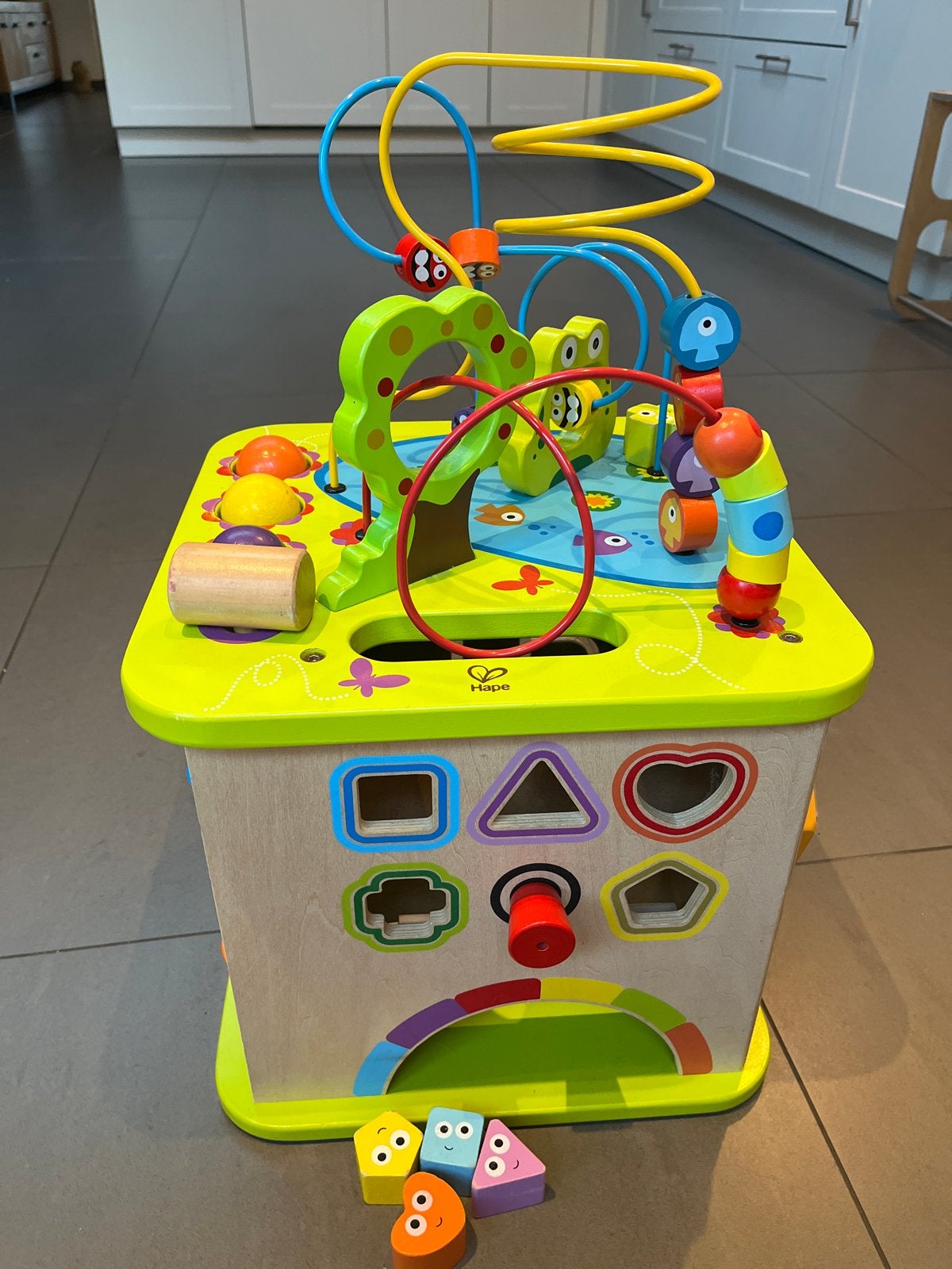 Hape Actvity Cube - Educatief Speelgoed voor Peuters, Ophalen, Gebruikt, Overige typen
