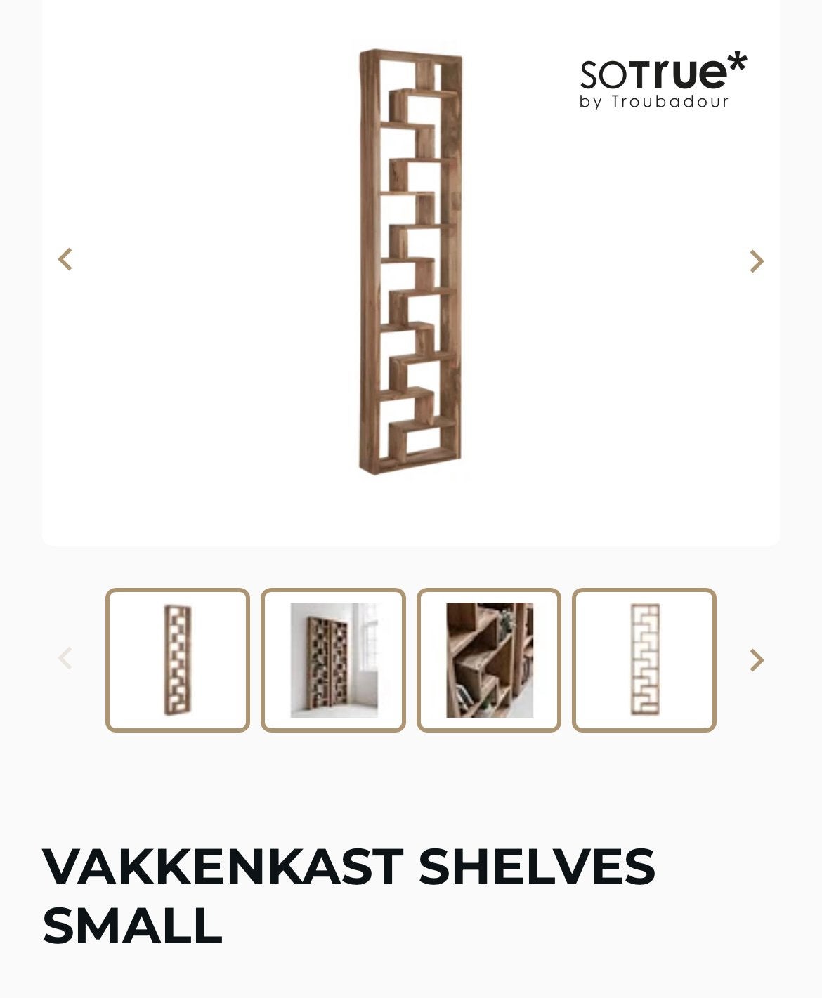 Vakkenkast teakhout, 200 cm of meer, Teakhout, Zo goed als nieuw, 25 tot 50 cm