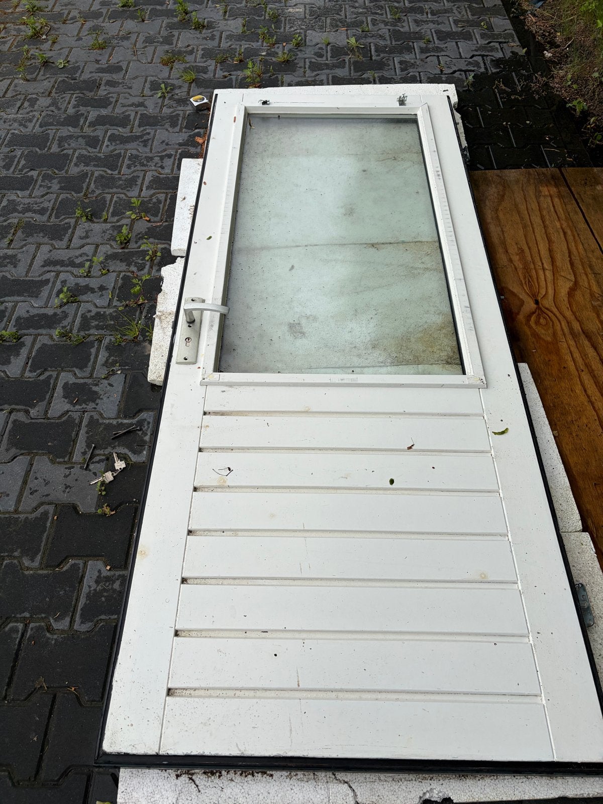 Buitendeur met dubbel glas (zonder slot), Ophalen, Gebruikt, Glas, Buitendeur