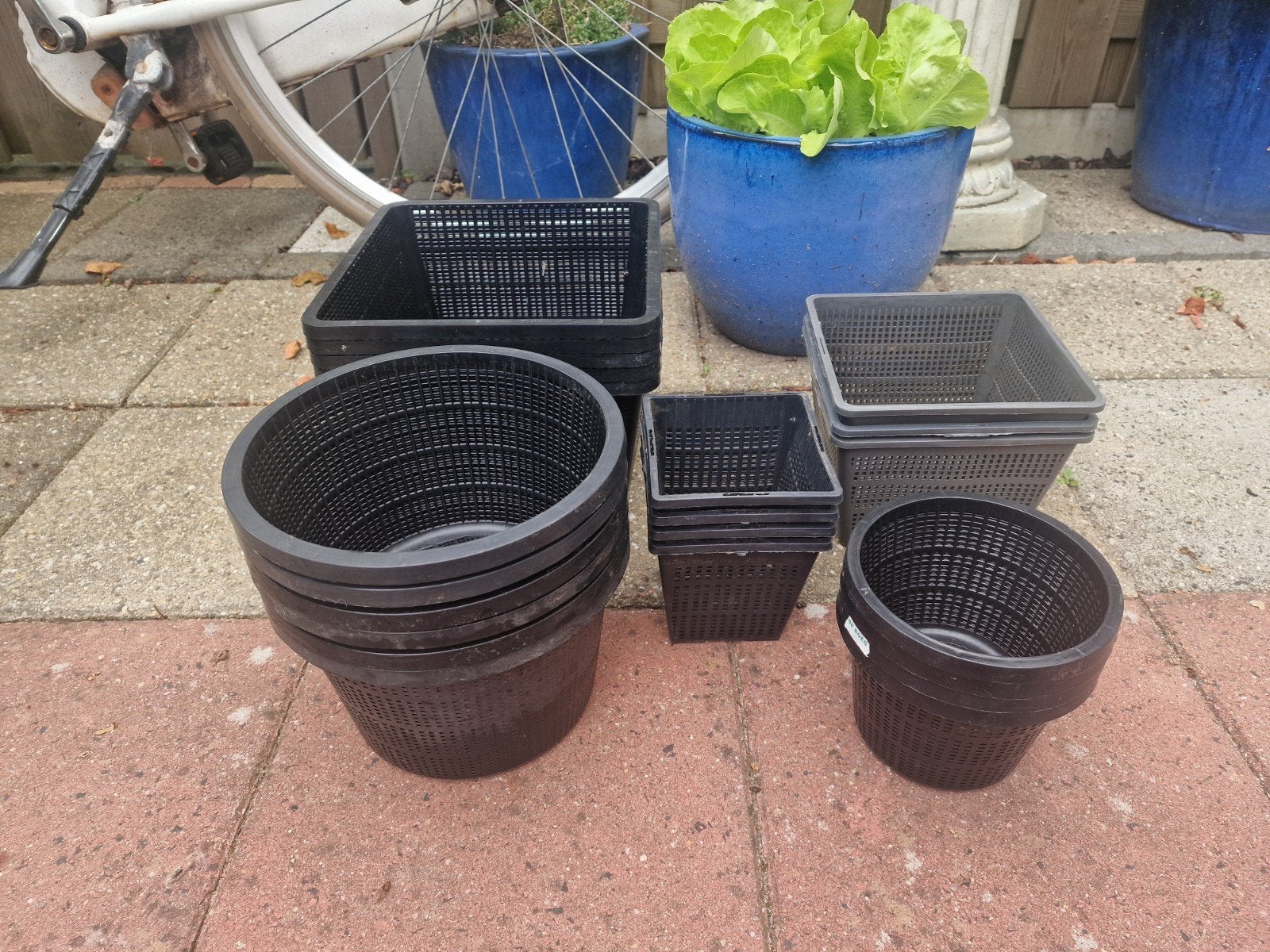 22 vijvermanden voor waterplanten - Verschillende maten, Ophalen of Verzenden, Gebruikt