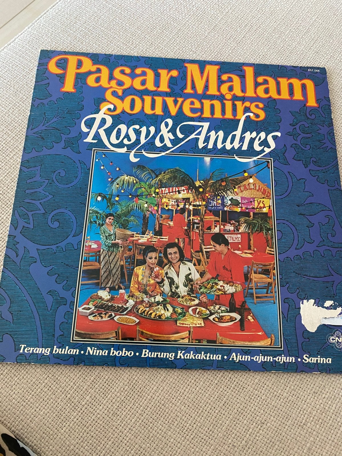 Lp pasar malam rosy en andres, Cd's en Dvd's, Ophalen, Zo goed als nieuw, LP