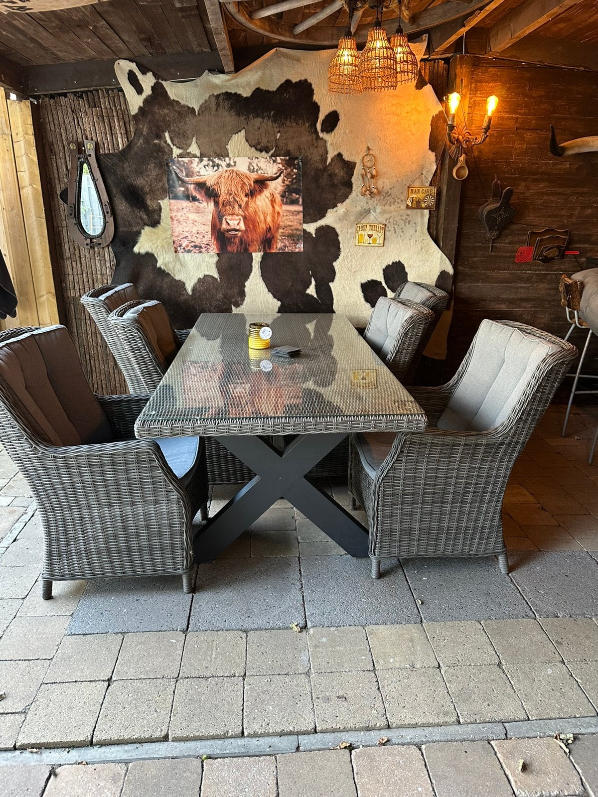 Tuinset, Tuin en Terras, Tuinsets en Loungesets, Ophalen, Zo goed als nieuw