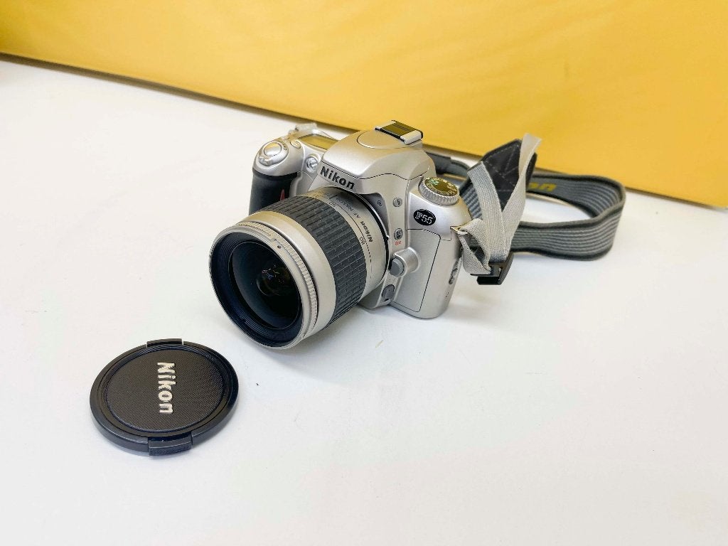 NIKON F55 analoge spiegelreflex fotocamera + 28-80mm lens, Spiegelreflex, N, Ophalen of Verzenden, Nikon