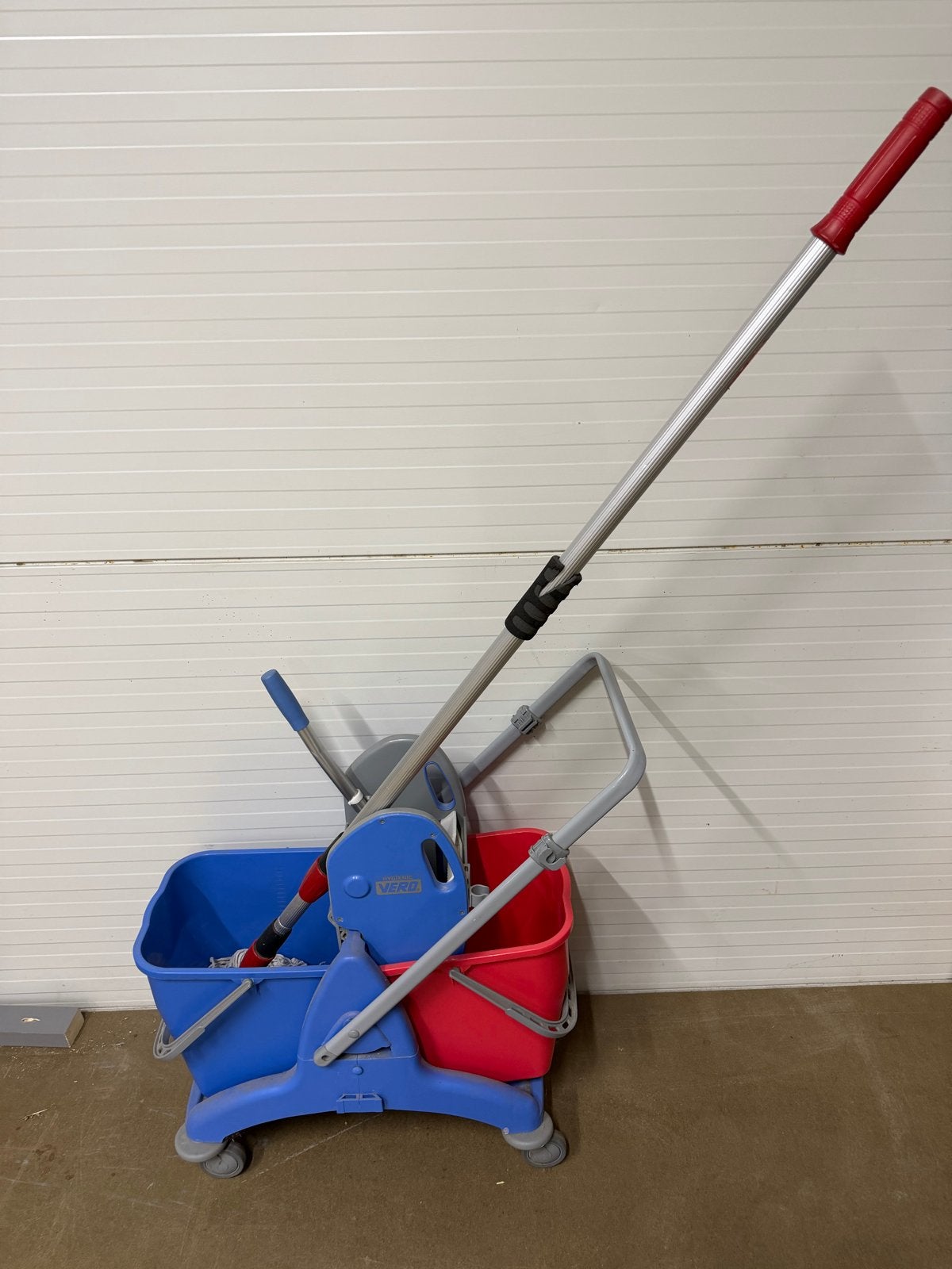 Vileda Schoonmaakwagen met Dubbele Emmer en Mop-pers, Ophalen, Dweilemmer, -bak, of -wagen