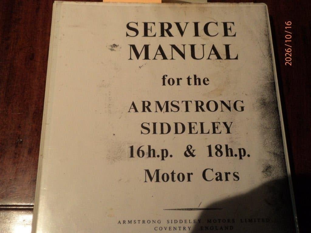 Armstrong Sideley, Auto diversen, Ophalen of Verzenden
