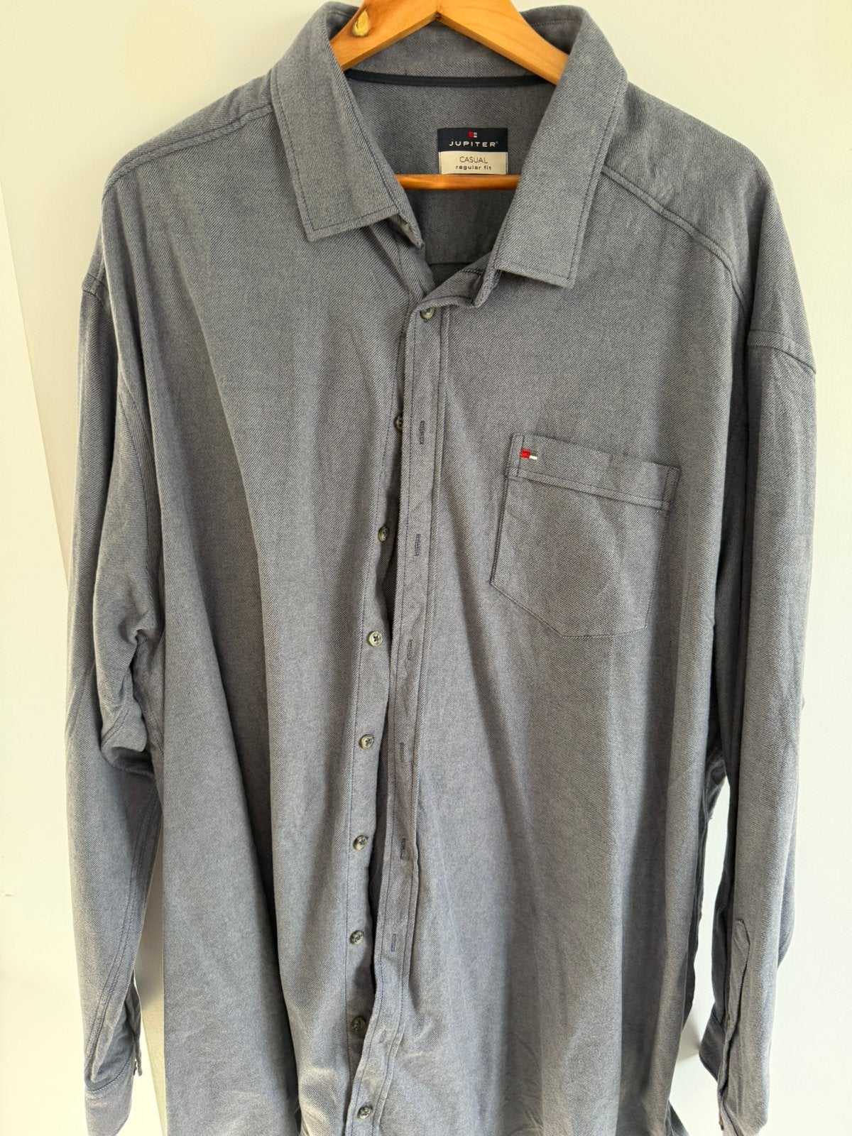 Jupiter twill business overhemd marineblauw 4XL nieuw, Kleding | Heren, Ophalen of Verzenden, Nieuw, Blauw, Overige halswijdtes