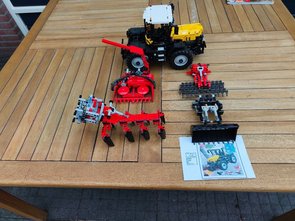 Mouldking Tractor - Lego - 17019 - 2596 pc, Kinderen en Baby's, Ophalen of Verzenden, Zo goed als nieuw