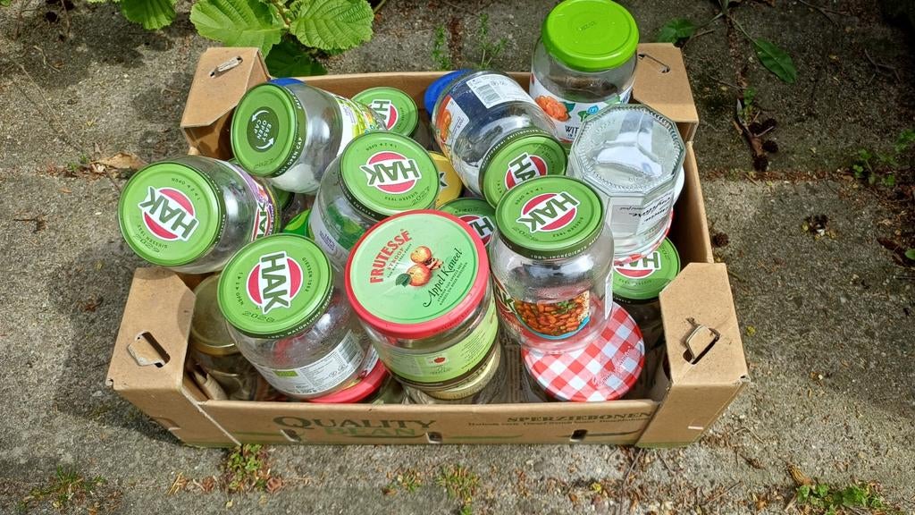 Jam potjes en kleine hak groente pots gratis, Ophalen of Verzenden