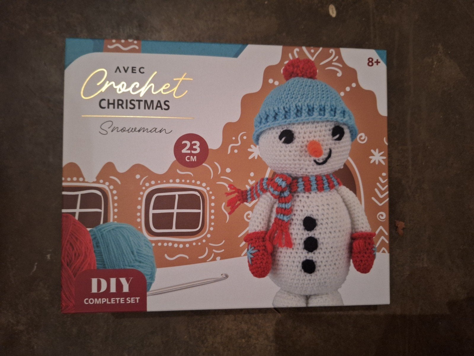 DIY Haakpakket Kerst Sneeuwpop - Compleet Set, Ophalen of Verzenden, Nieuw, Haken, Wol of Garen