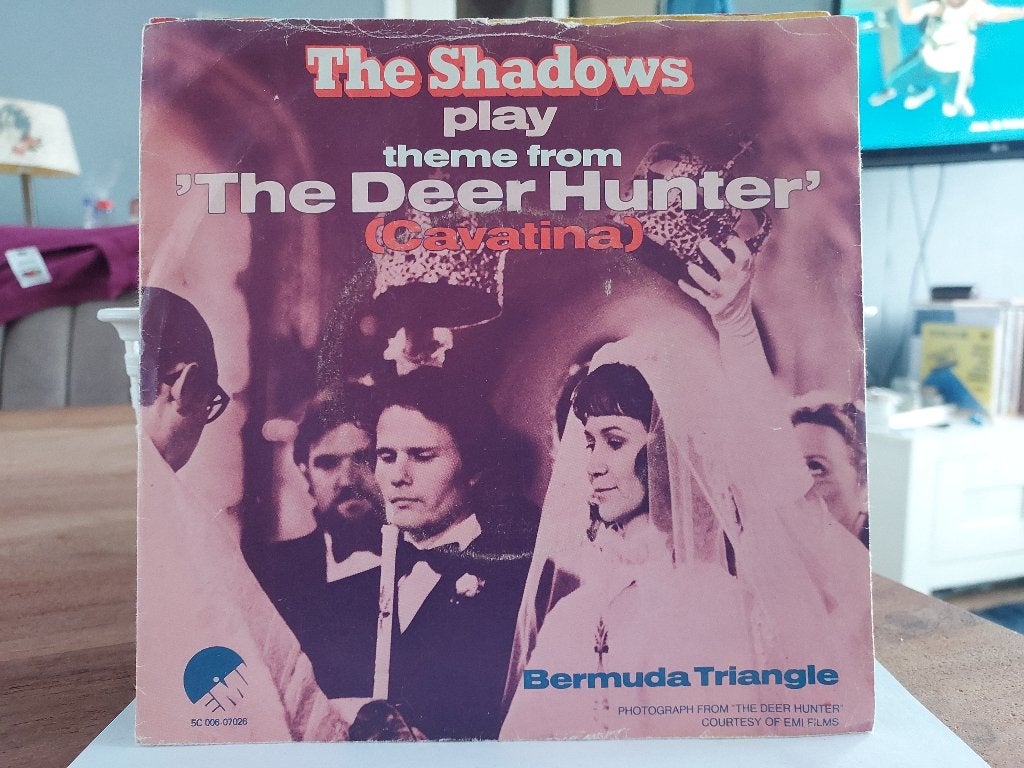 7" Single The Shadows - Theme From "The Deer Hunter" / Bermu, Gebruikt, 7 inch, Ophalen of Verzenden, Pop