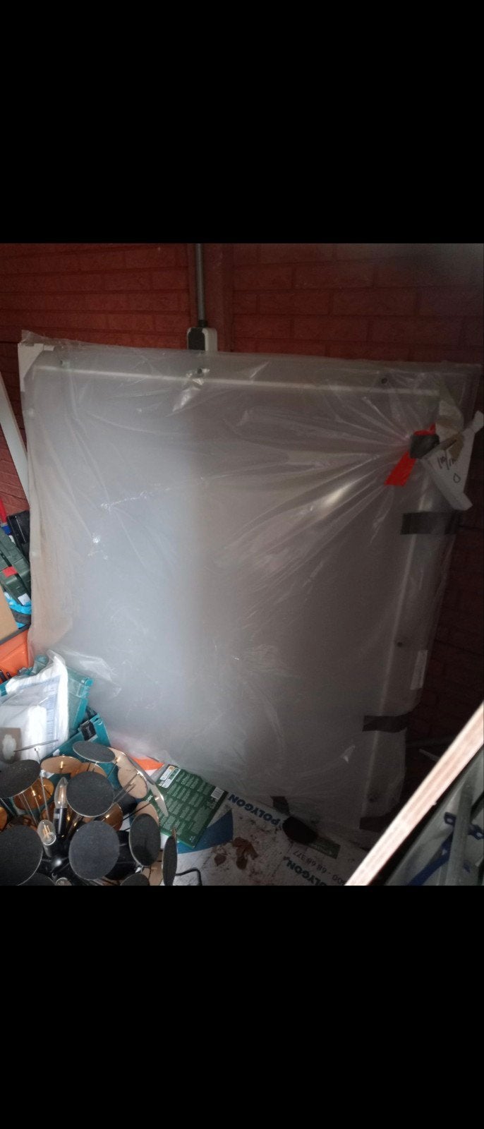 Gratis nieuwe Koepel dak 110x110 voor op opstand, Ophalen, Nieuw, Minder dan 80 cm, Glasplaat