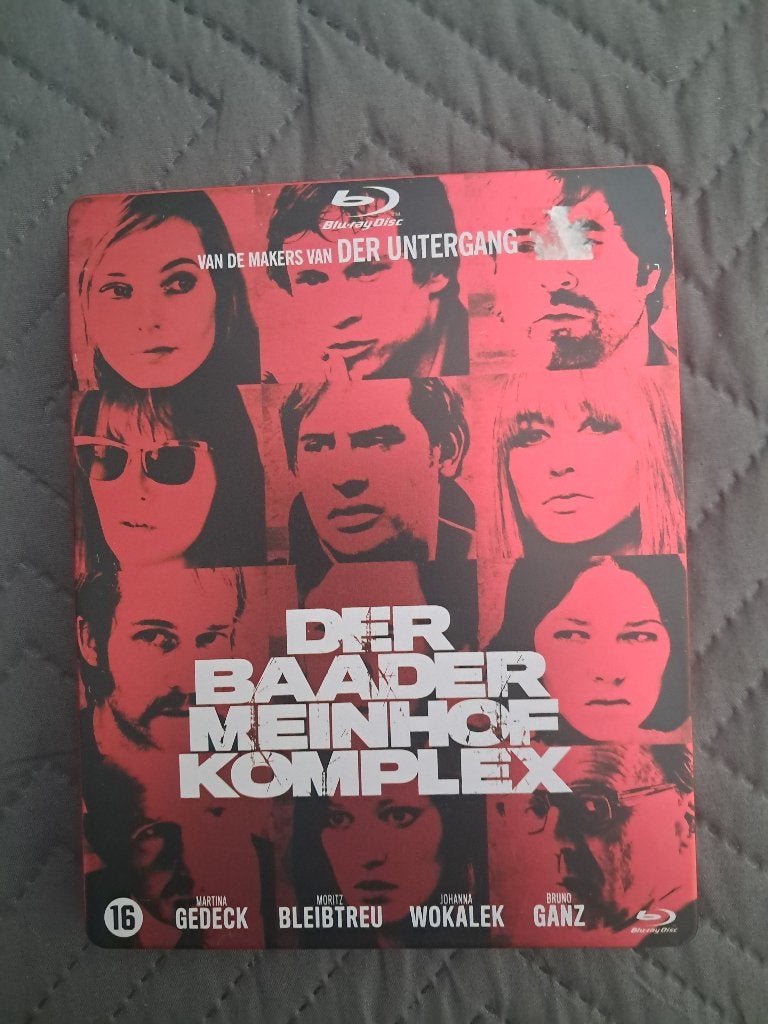 146, Blu Ray Collectie : Der Baader Meinhof Komplex, Steel, Ophalen, Zo goed als nieuw, Actie